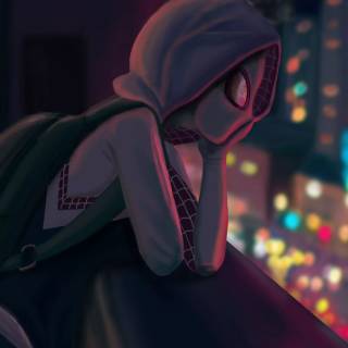 Spider-Man and Spider Gwen wallpaper