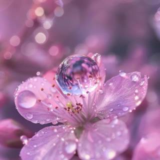 Purple Sakura wallpaper