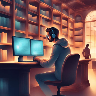 Lofi coding wallpaper