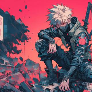 Kakashi 8k wallpaper