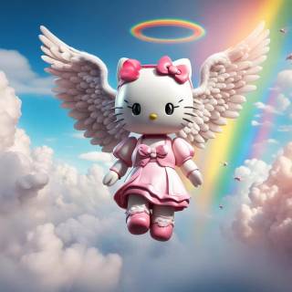 Hello Kitty angel wallpaper