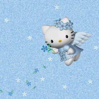 Hello Kitty angel wallpaper