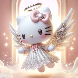 Hello Kitty angel wallpaper