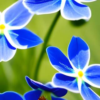Forget-me-not flower wallpaper