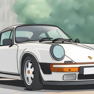 Porsche anime wallpaper