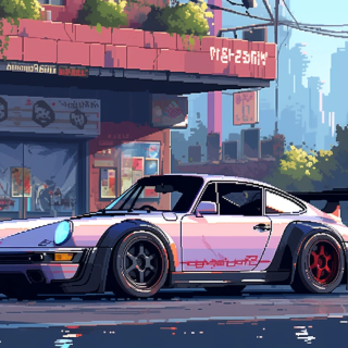 Porsche anime wallpaper