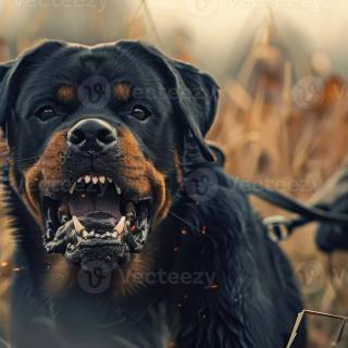 Dog barking wallpaper