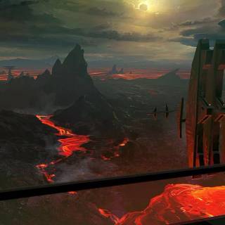 Star Wars Mustafar wallpaper