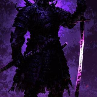 Purple sword wallpaper
