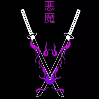 Purple sword wallpaper