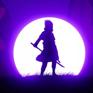 Purple sword wallpaper