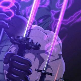 Purple sword wallpaper