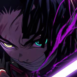 Purple sword wallpaper