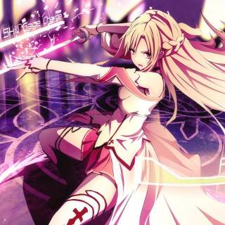 Purple sword wallpaper