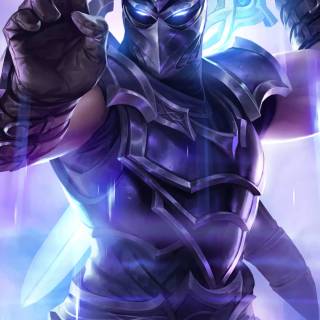 Purple sword wallpaper