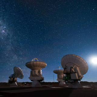 Radio telescope wallpaper