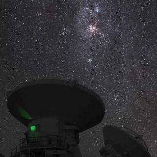 Radio telescope wallpaper