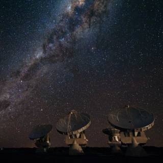 Radio telescope wallpaper