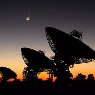 Radio telescope wallpaper