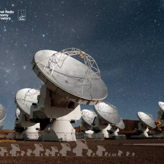Radio telescope wallpaper