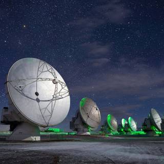 Radio telescope wallpaper