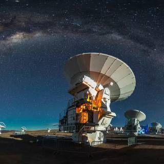 Radio telescope wallpaper