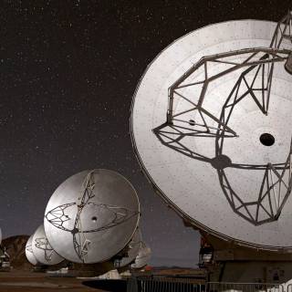 Radio telescope wallpaper