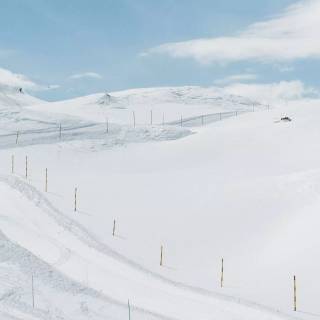 Ski slopes wallpaper