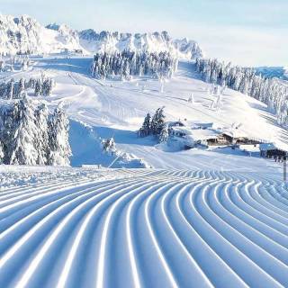 Ski slopes wallpaper