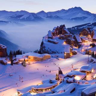 Ski slopes wallpaper