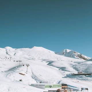 Ski slopes wallpaper