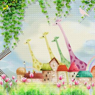 Farmyard wallpaper