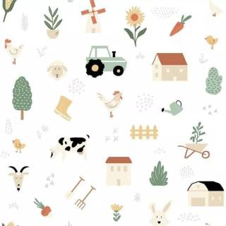 Farmyard wallpaper