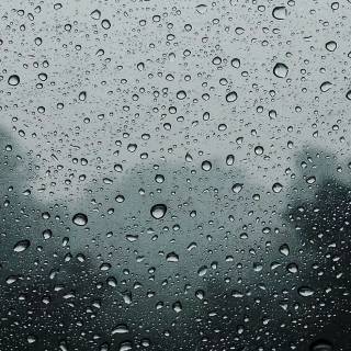 Rainy glass wallpaper