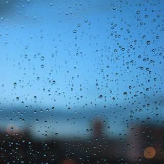 Rainy glass wallpaper