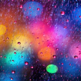 Rainy glass wallpaper