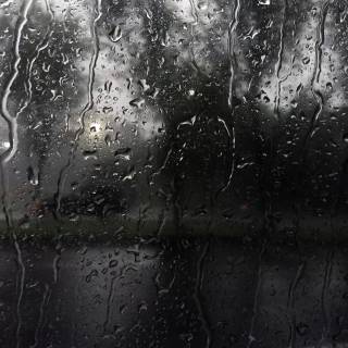 Rainy glass wallpaper