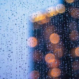 Rainy glass wallpaper