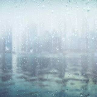 Rainy glass wallpaper