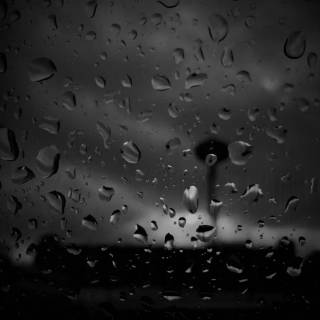 Rainy glass wallpaper