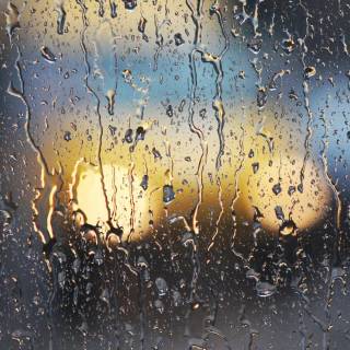 Rainy glass wallpaper