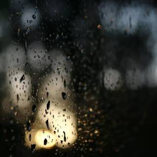 Rainy glass wallpaper
