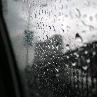 Rainy glass wallpaper