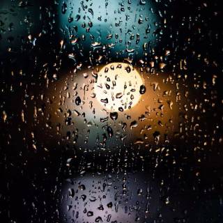 Rainy glass wallpaper