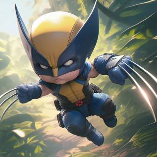 Cute Wolverine wallpaper