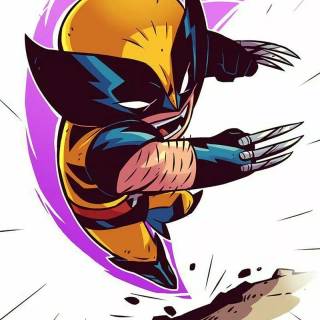 Cute Wolverine wallpaper