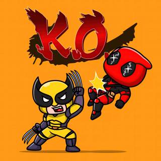 Cute Wolverine wallpaper