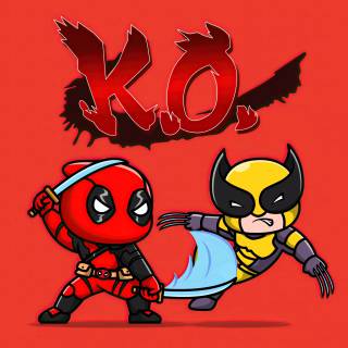 Cute Wolverine wallpaper