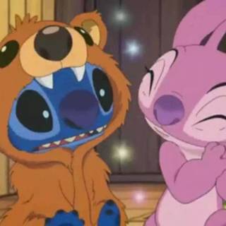 Stitch Angel Chromebook wallpaper