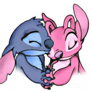 Stitch Angel Chromebook wallpaper